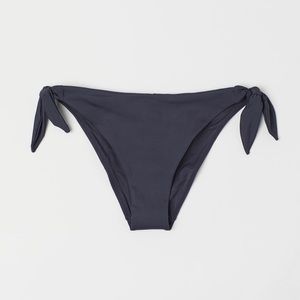 NWT Gray/Blue Brazilian Bikini Bottoms